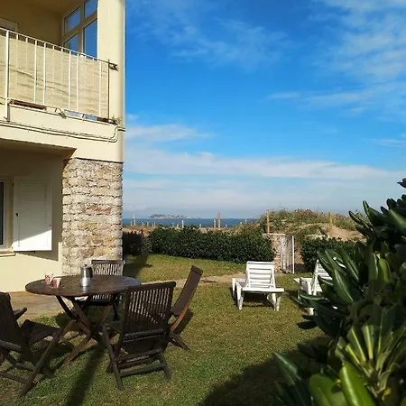 Sea Front In Platja With Terrace And Parking